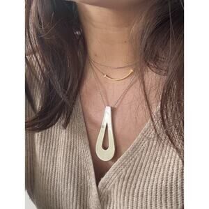 Tiffany & Co 32.9g Don Berg Out Of Retirement Loop Pendant Necklace 28-30” Large